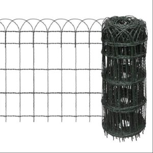 Декоративна зелена PVC мрежа 15x90 H1 25м